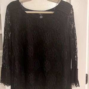Black lace Style & Co. size XL